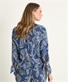 TONI blouse bladprint strik Anna