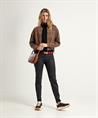 TONI coated skinny broek Perfect Shape