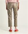 TONI cropped broek panterprint metallic Ella