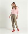 TONI cropped broek panterprint metallic Ella