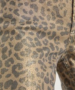 TONI cropped broek panterprint metallic Ella