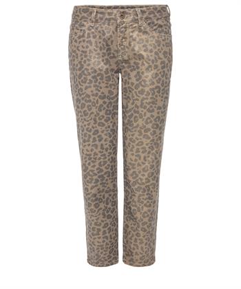 TONI cropped broek panterprint metallic Ella