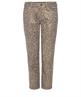TONI cropped broek panterprint metallic Ella