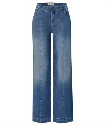 TONI flared jeans doorgestikte naad Ella