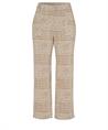 TONI geruite cropped wide leg broek Sue