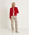 TONI geruite cropped wide leg broek Sue
