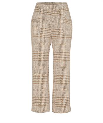 TONI geruite cropped wide leg broek Sue