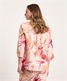 TONI linnenmix blouse bloemen Clay