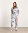 TONI linnenmix broek bloemen Pia Wide