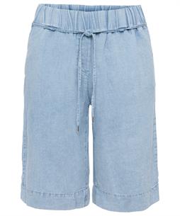 TONI linnenmix korte broek ceintuur Pia