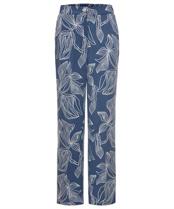 TONI wide leg broek bladprint Luisa Beauty
