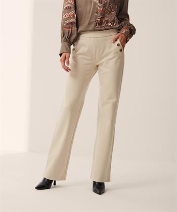 TONI wide leg broek knopen Jenny