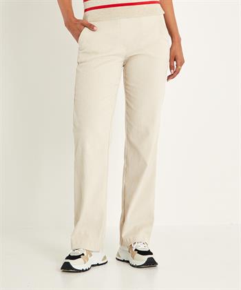 TONI wide leg pull-on babyrib broek Jenny