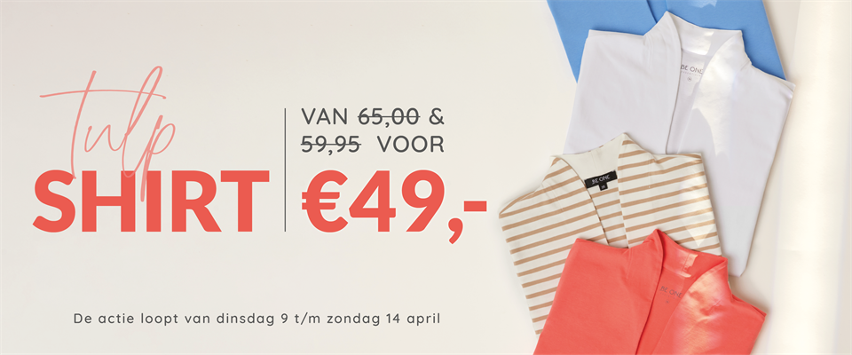Tulpshirt actie