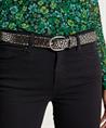 Vanzetti metallic panterprint riem