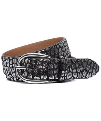 Vanzetti metallic panterprint riem