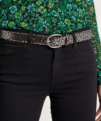 Vanzetti metallic panterprint riem