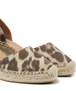 VIA VAI leren espadrille Flora Braid