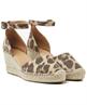 VIA VAI leren espadrille Flora Braid
