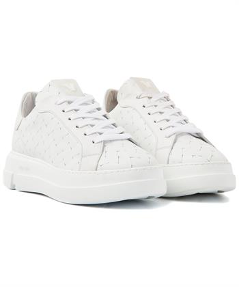 VIA VAI leren platform sneaker Blue Maze