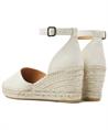 VIA VAI suède espadrille Flora Braid