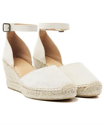 VIA VAI suède espadrille Flora Braid