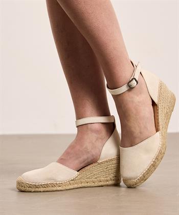 VIA VAI suède espadrille Flora Braid